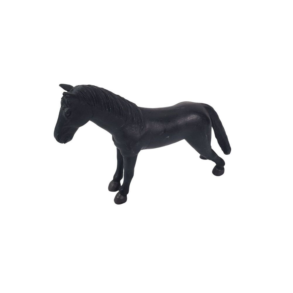 Terra by‎ Battat Black Horse Stallion Toy Figure Model